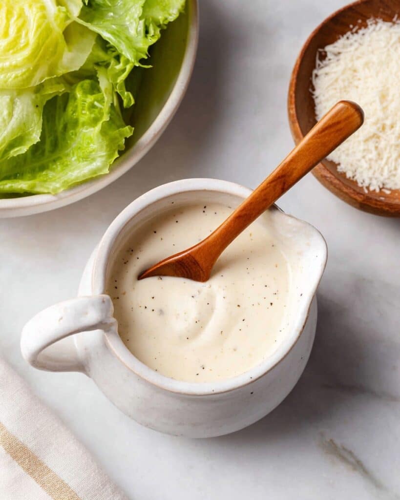 Healthy Greek Yogurt Caesar Dressing Recipe