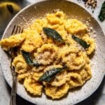 Sage Brown Butter Pumpkin Pasta Alfredo Recipe