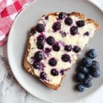Air Fryer Blueberry Cottage Cheese Toast Recipe