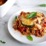 Ground Beef and Zucchini Casserole with Quinoa and Ricotta Recipe