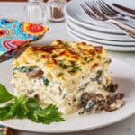Creamy Mushroom and Spinach Lasagna Recipe