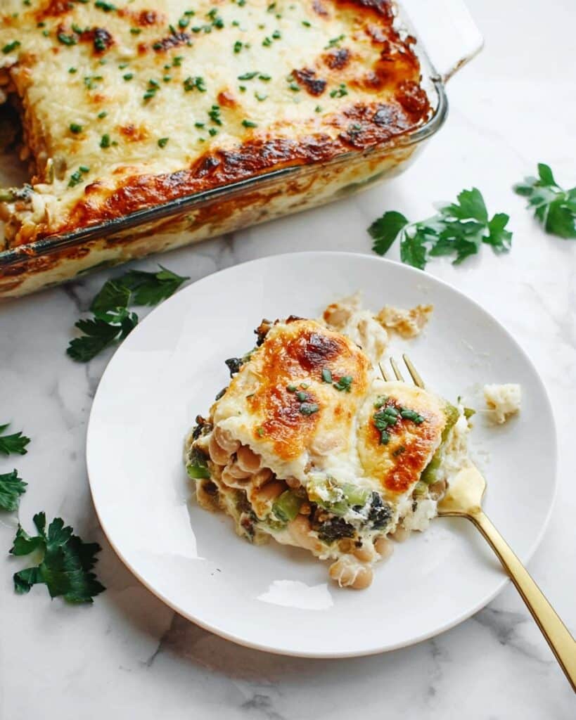 Vegetable Lasagna with White Sauce Recipe