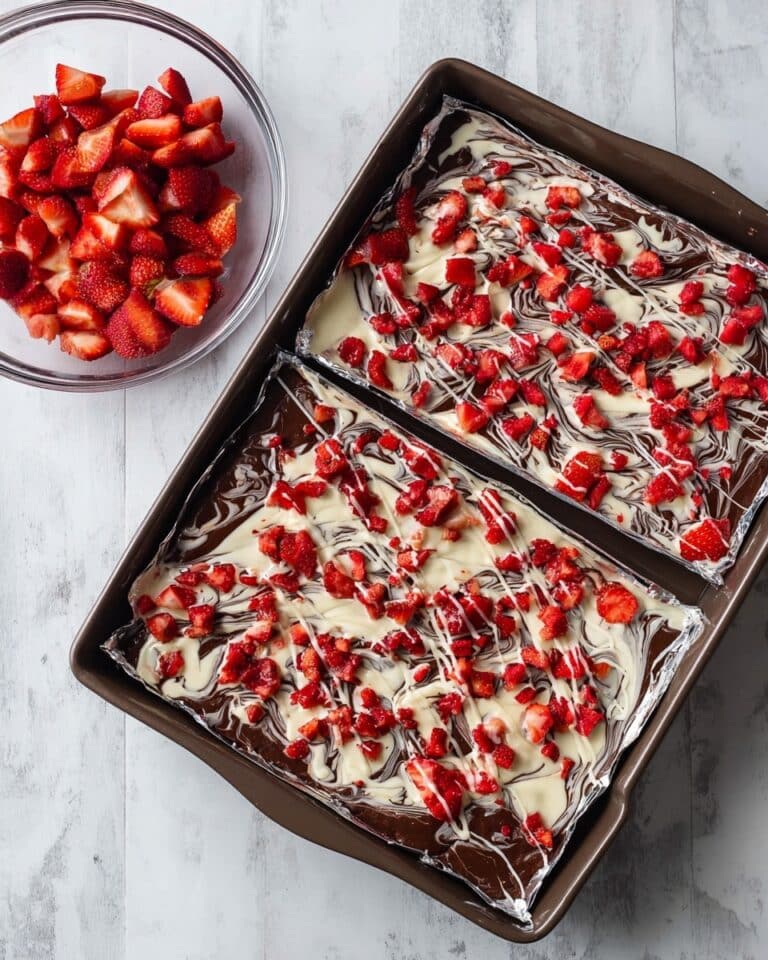 Chocolate Covered Strawberry Bark Recipe