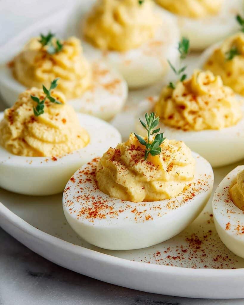 Deviled Eggs with Dill and Chives Recipe