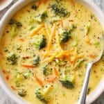New Broccoli Cheddar Soup Recipe