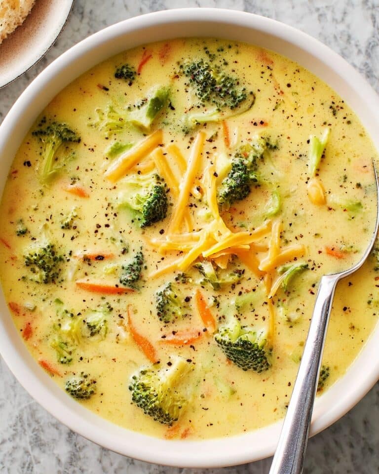 New Broccoli Cheddar Soup Recipe