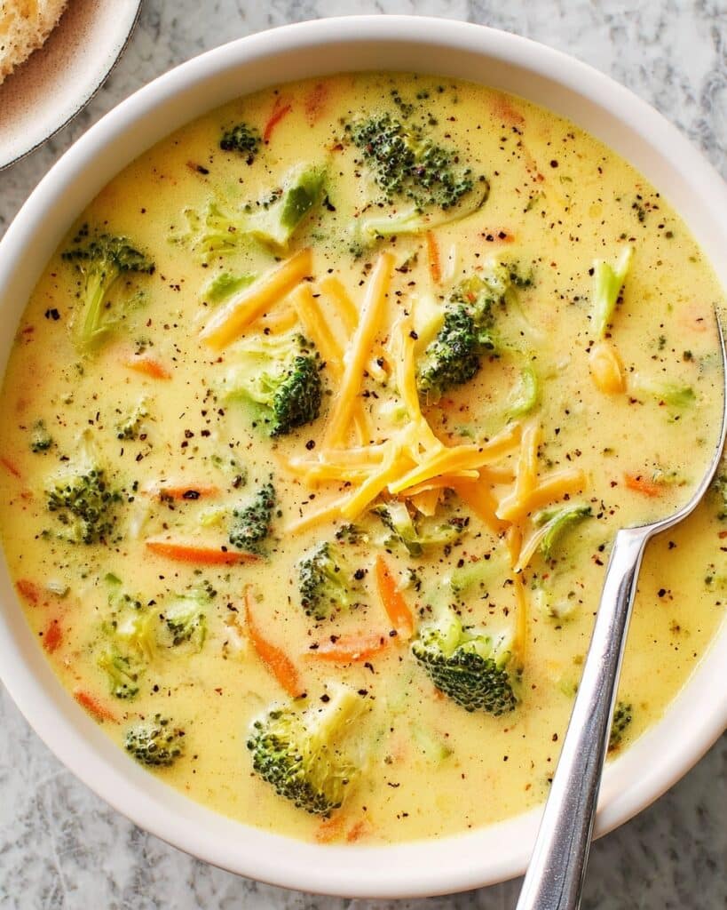 New Broccoli Cheddar Soup Recipe