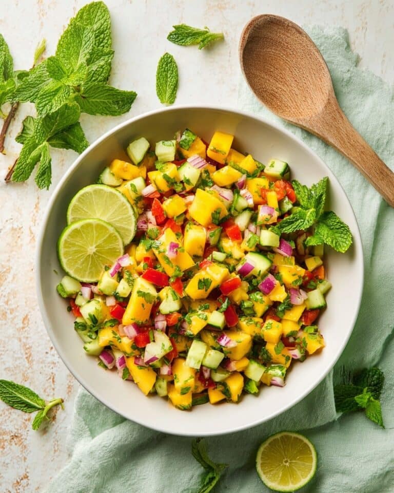 Fresh Mango Salad with Avocado Recipe