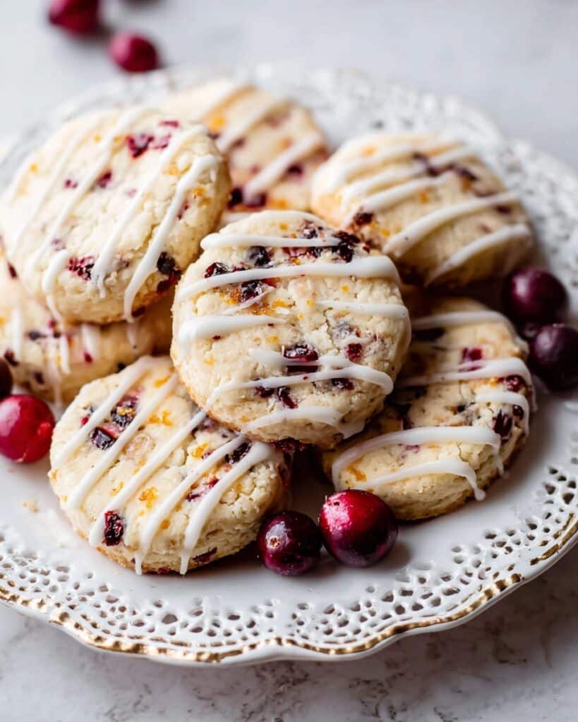 Cranberry Orange Icebox Cookies Recipe