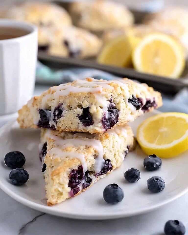 Amazing Lemon Blueberry Scones Recipe
