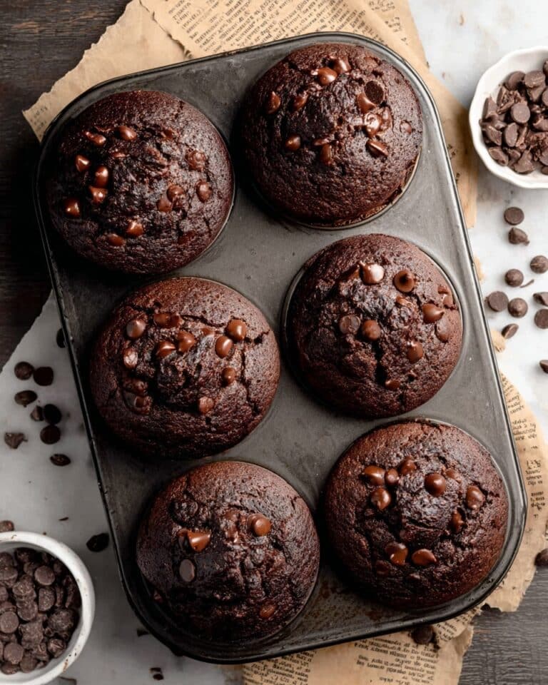 Double Chocolate Muffins Recipe