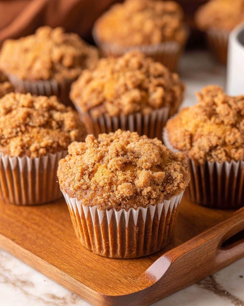 Gingerbread Muffins with Streusel Topping Recipe