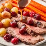Cranberry Christmas Roast (Oven + Slow Cooker) Recipe