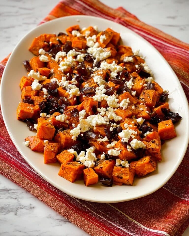 Roasted Sweet Potatoes with Feta Recipe