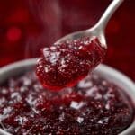 Christmas Cranberry Strawberry Spice Crockpot Jam Recipe