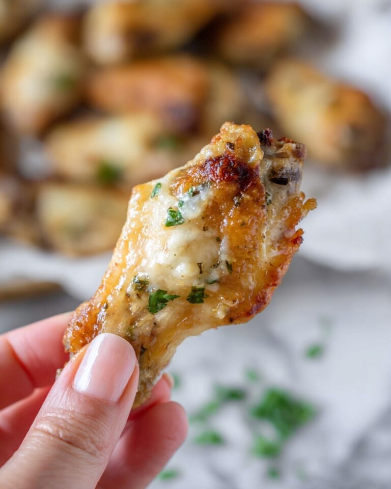 Slow Cooker Garlic Parmesan Wings Recipe