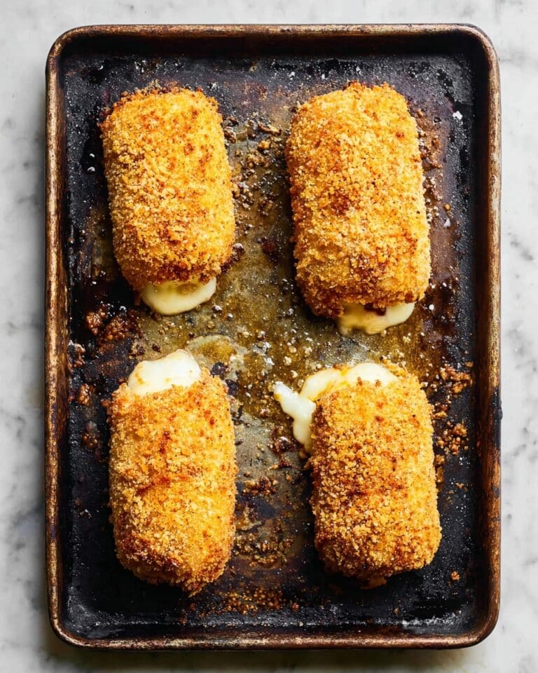 Chicken Cordon Bleu with Crunchy Cornflake Crust and Mustard-Mayonnaise Sauce Recipe