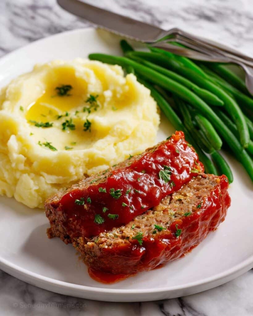 Classic Homemade Meatloaf with Sweet Tomato Glaze Recipe