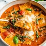 New Easy Creamy Lasagna Soup Recipe