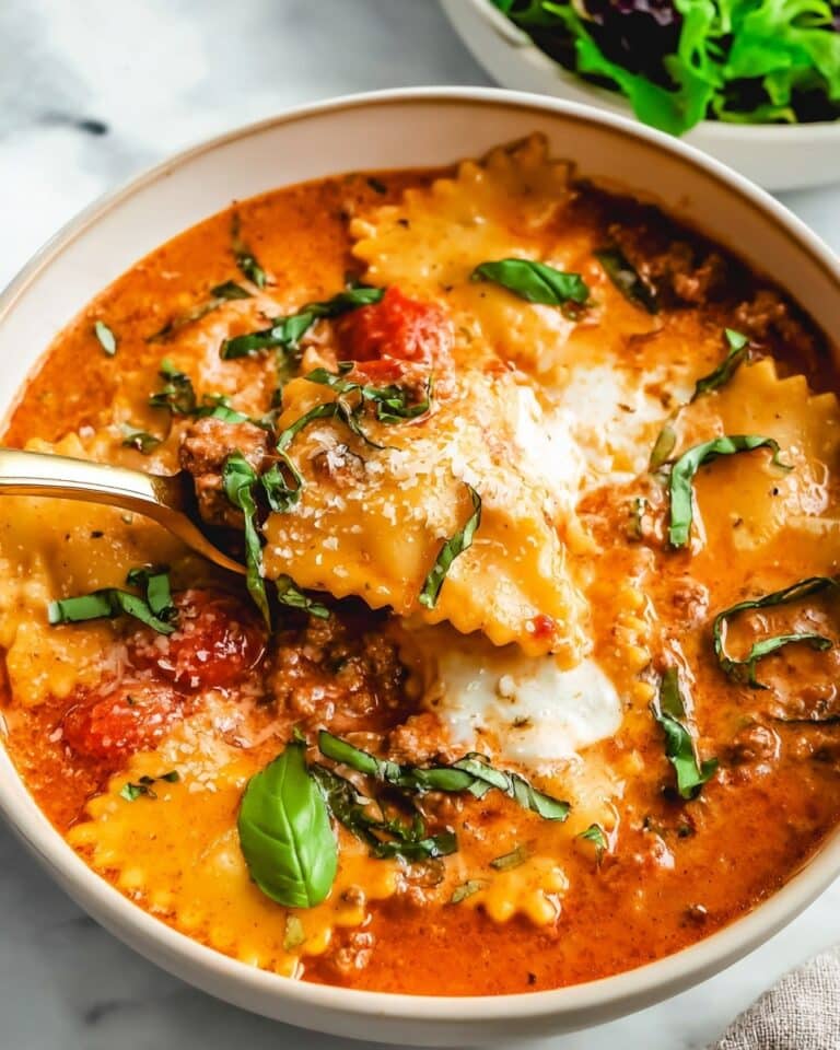 New Easy Creamy Lasagna Soup Recipe