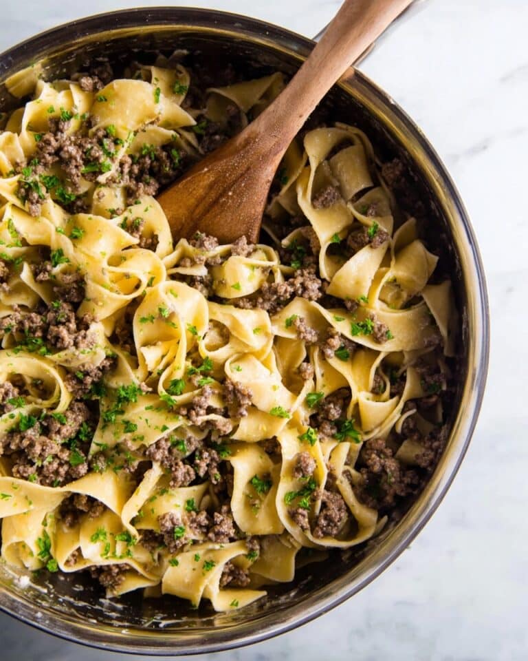 Beef and Noodles Skillet Recipe