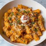 Creamy Fresh Tomato Garlic Pasta Recipe
