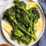Roasted Broccolini with Garlic, Parmesan, and Lemon Recipe