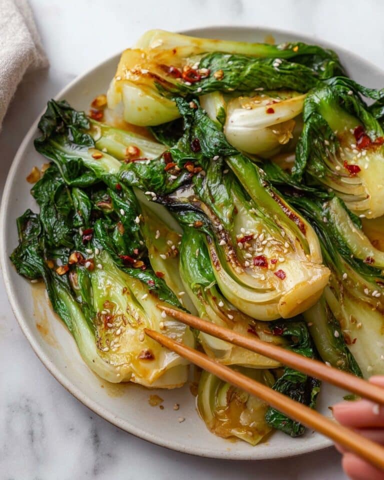 Quick Bok Choy with Garlic and Ginger Recipe