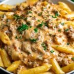 High Protein Creamy Beef Pasta Recipe for Quick Weeknight Dinners Recipe