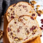 Cranberry Walnut No-Knead Bread Recipe