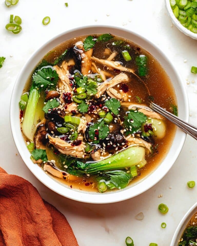 Ginger Scallion Chicken Soup Recipe