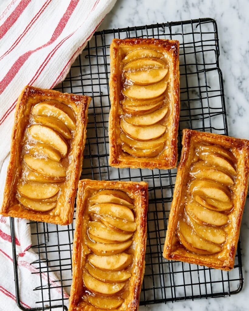 Super Easy Upside-Down Apple Puff Pastry Tarte Recipe