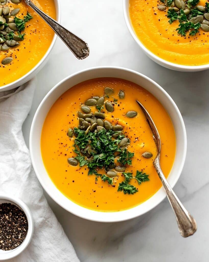 Creamy Roasted Butternut Squash Soup Recipe