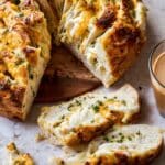 Soft Garlic Herb Cheddar Cheese Bread Recipe