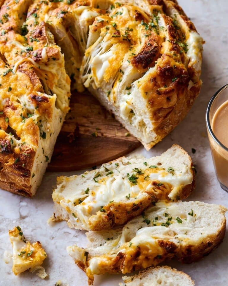 Soft Garlic Herb Cheddar Cheese Bread Recipe