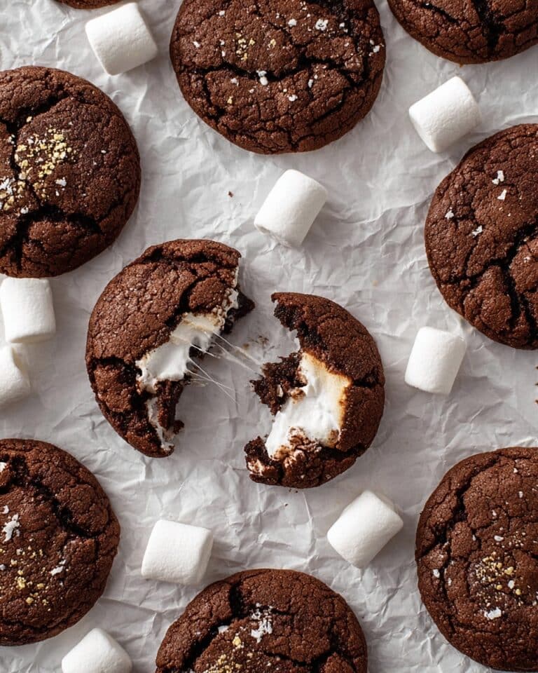 Chocolate Marshmallow Cookies Recipe