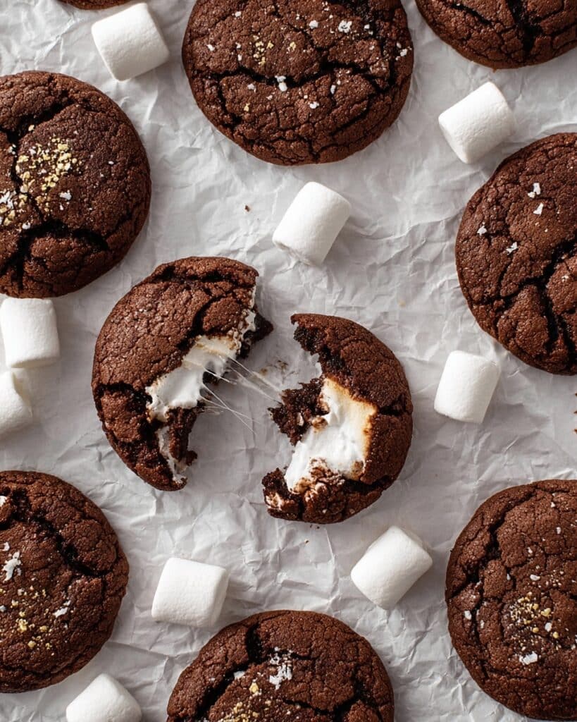 Chocolate Marshmallow Cookies Recipe