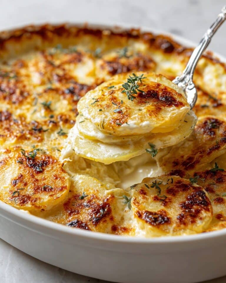 Cheesy Potatoes Au Gratin Recipe