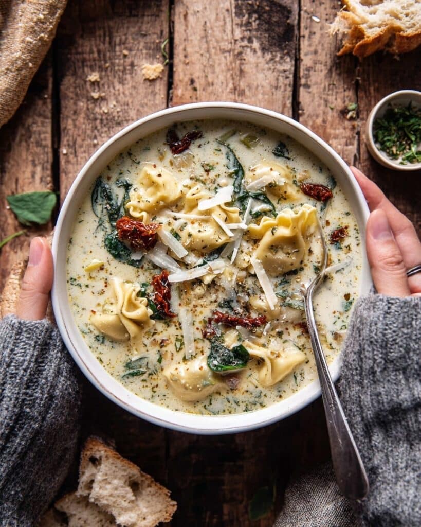 Creamy White Lasagna Soup Recipe