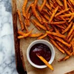 Crispy Baked Sweet Potato Fries Recipe