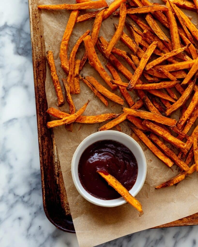 Crispy Baked Sweet Potato Fries Recipe