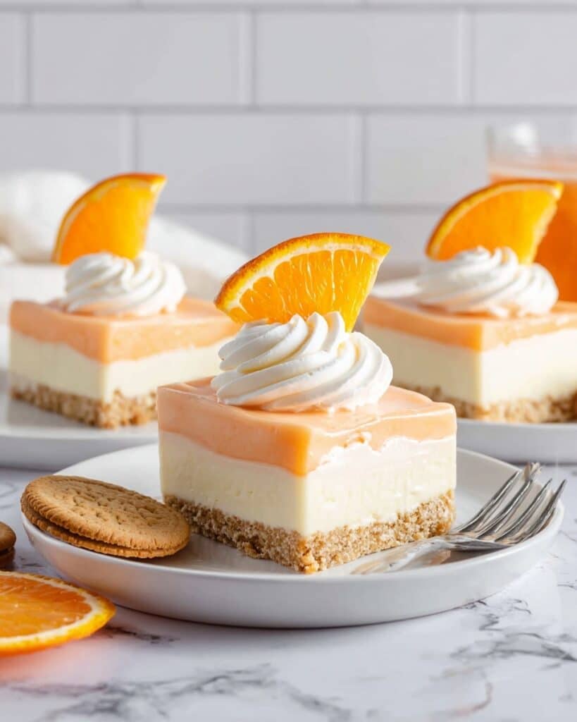 Orange Creamsicle Dream Bars Recipe