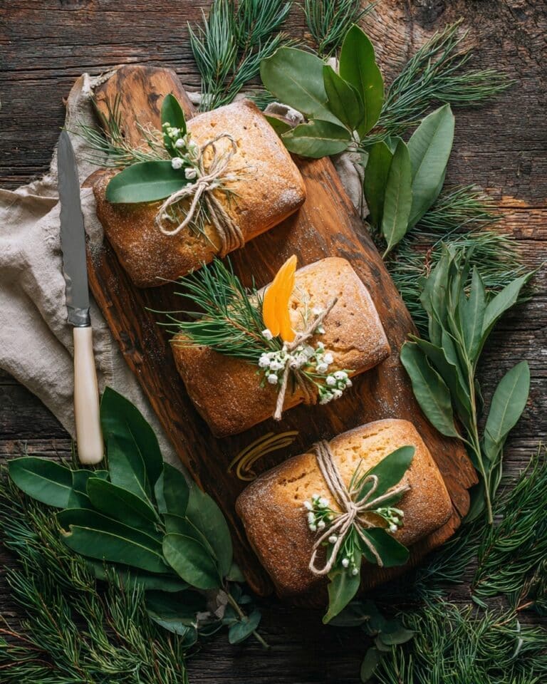 Orange Ginger Honey Cakes Recipe