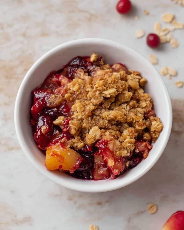 Easy Cranberry Apple Crisp Recipe