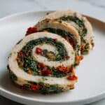 Chicken Roulades with Spinach, Feta, and Sun-Dried Tomatoes Recipe
