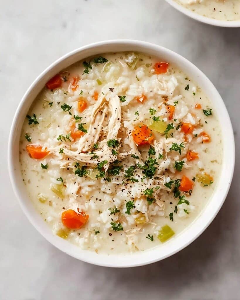 Creamy Chicken and Rice Soup Recipe