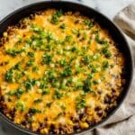 Cheesy Chicken Burrito Skillet Recipe