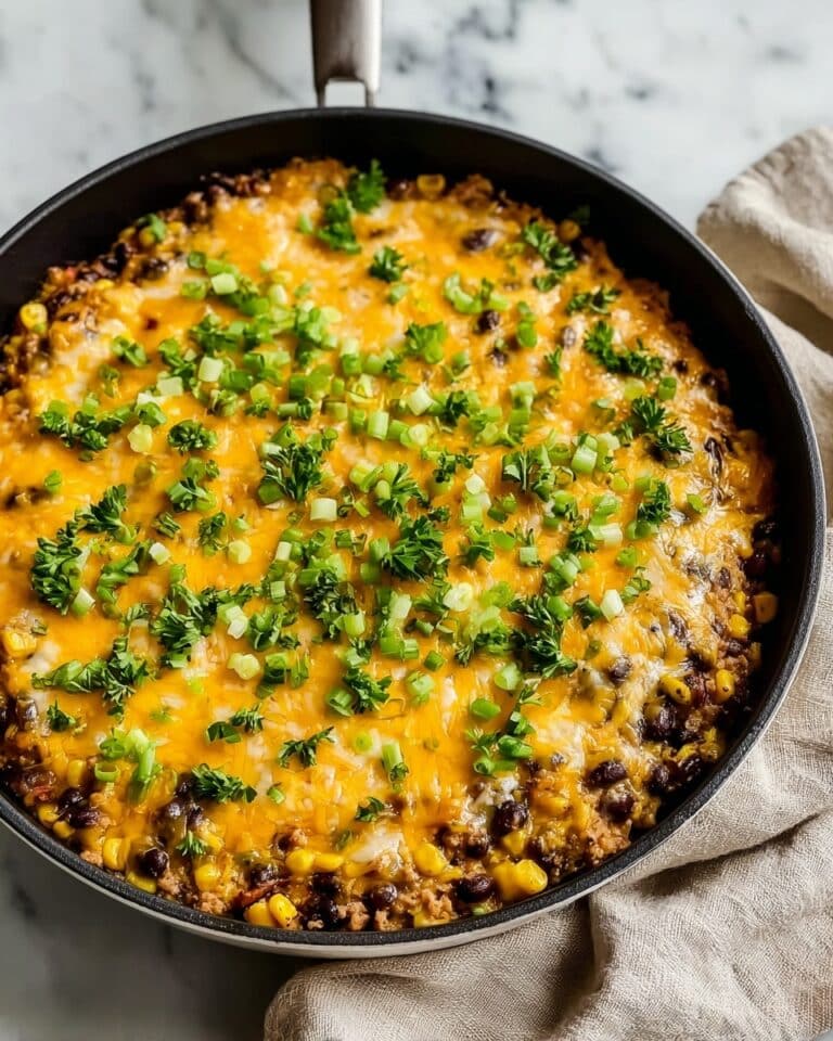 Cheesy Chicken Burrito Skillet Recipe
