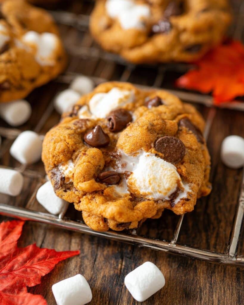 Pumpkin S’mores Cookies Recipe