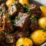 Best Garlic Butter Beef Bites with Potatoes Recipe